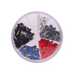 Sada dutiniek OR-AE-13137 400ks/box-balenie (0,5/0,75/1,0/1,5/2,5mm2)